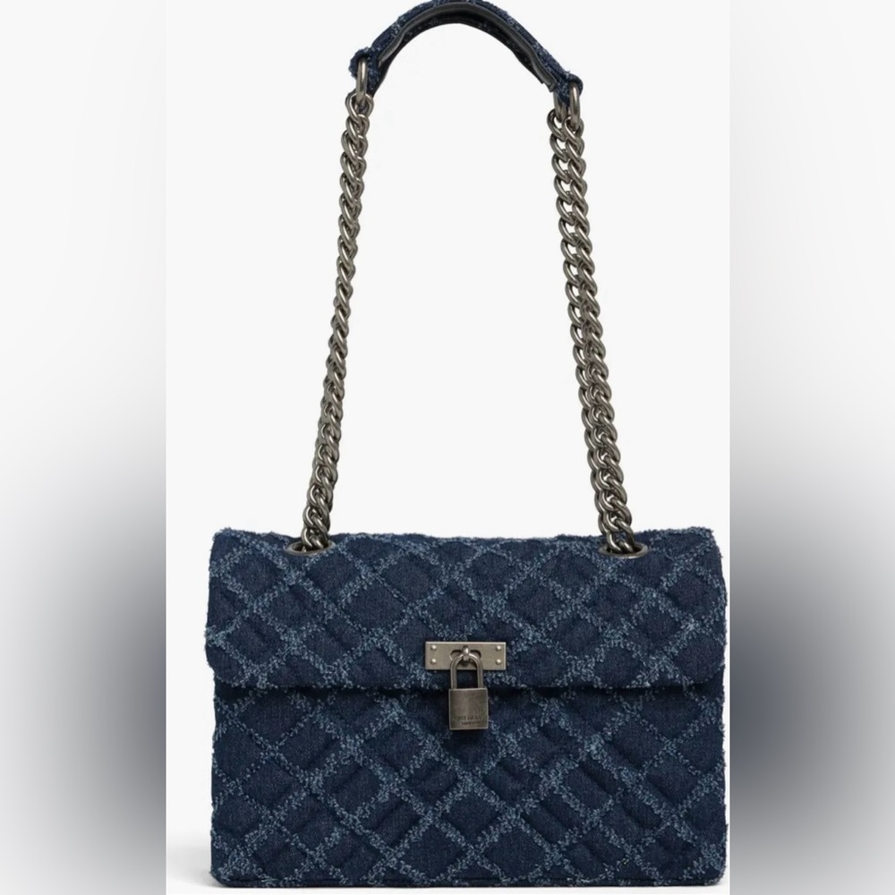 Brixton Lock Shoulder Bag - Blue
Kurt Geiger London